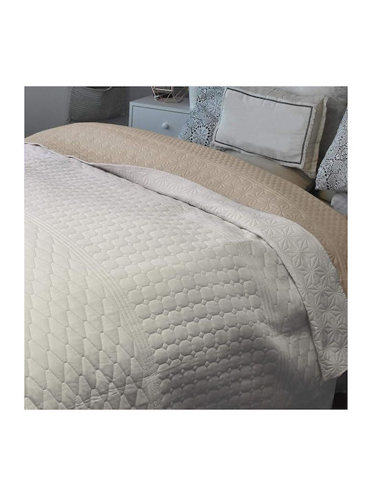 Homelevel Κουβερλί Υπέρδιπλο Beige 220x240cm