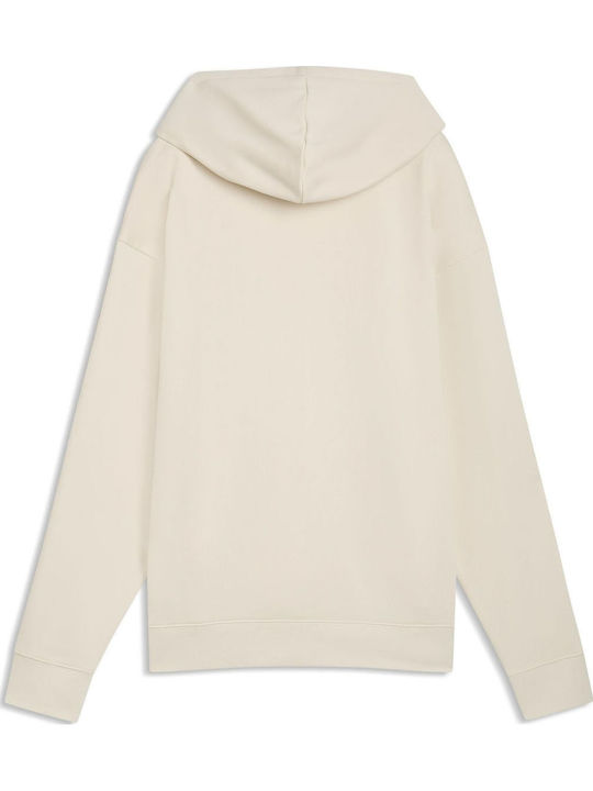 Ess Graphic Women's Hooded Sweatshirt Beige