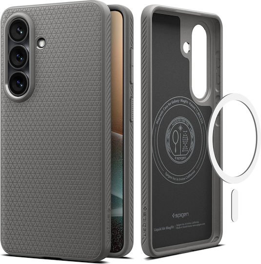 Spigen Liquid Air Mag Rückseite Umschlag Silikon Grau Galaxy S26