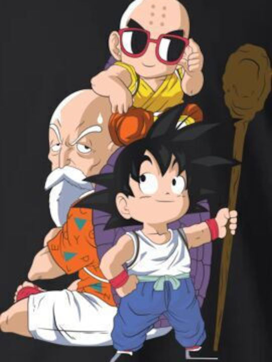 Детска Тениска Черен Dragon Ball Z Trio