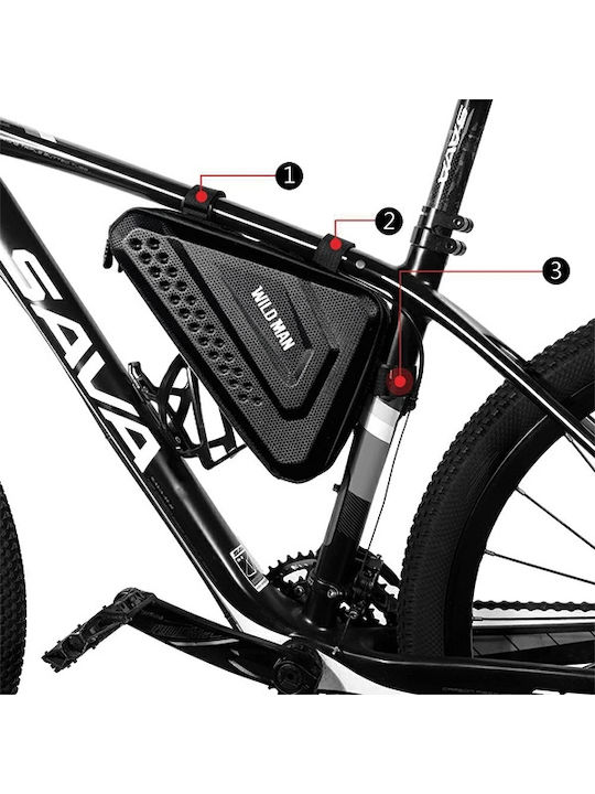 Wildman Gears Wildman Case Tσαντάκι De Ramă Pentru Bicicletă 1lt Negru ES19