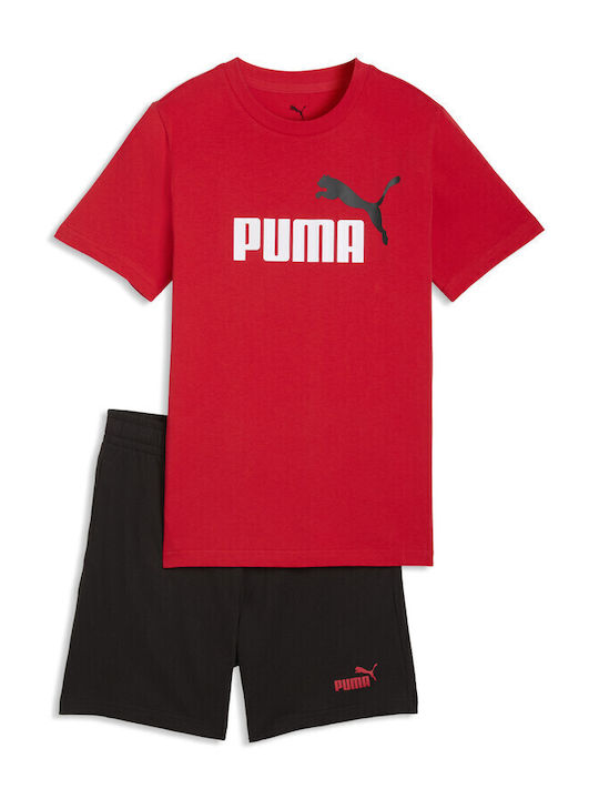 Puma Kids Clothing Set with Shorts All Time Red 2 Pieces