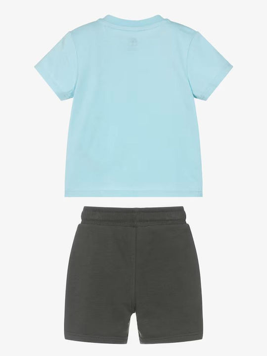 Kids Set with Shorts Summer 2 Pieces Sky Blue