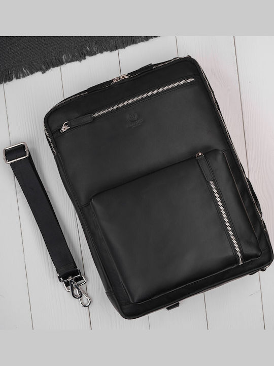 Premium Rucsac Urban de Lucru pentru Laptop din Piele Negru Paolo Peruzzi Ay-31-bl Premium Rucsac Urban de Lucru pentru Laptop din Piele Negru Paolo Peruzzi Ay-31-bl