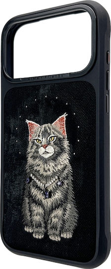 Nimmy Glückliche Mode Katze Magsafe Handyhülle iPhone 17 Pro Schwarz