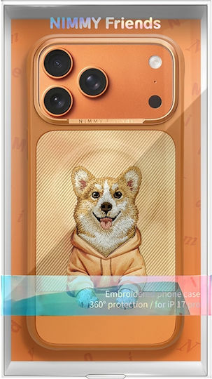 Nimmy Gentle Pets Series Dog Magsafe Case Iphone 17 Pro Orange