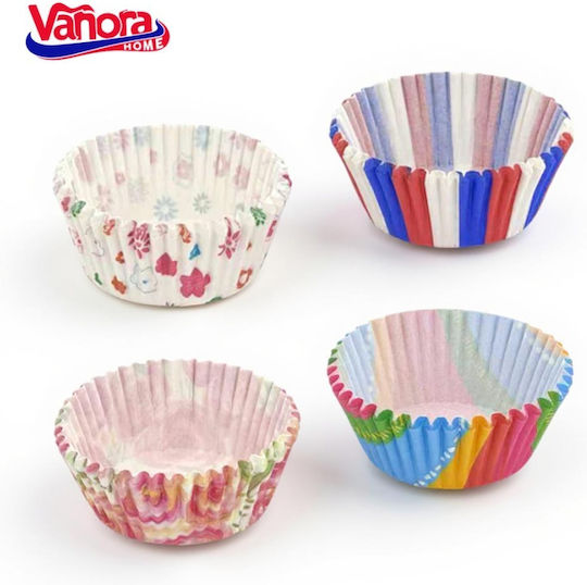 Vanora Karamellpapiere für Cupcakes Papier 7x3cm 50 Stück