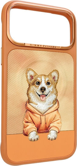 Nimmy Gentle Pets Series Dog Magsafe Case Iphone 17 Pro Max Orange