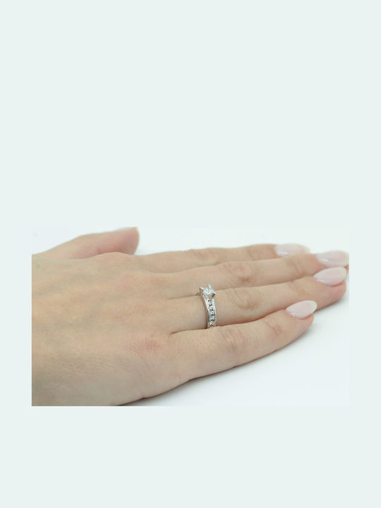 Ioannis Kosmima Single Stone Ring in 14K Rose Gold