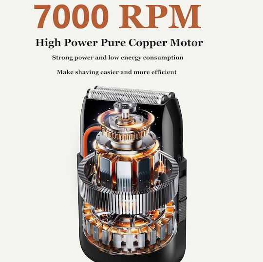 Kemei KM-T375 Foil Electric Shaver Face / Body Rechargeable / Corded