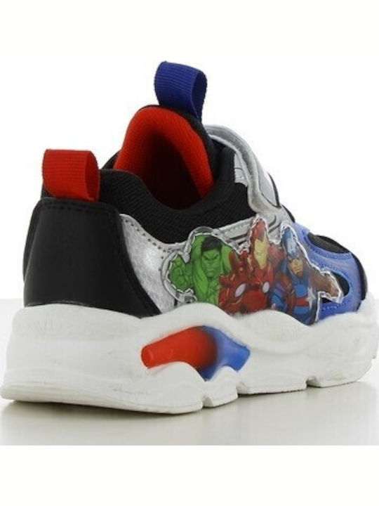 Παιδικά Sneakers με Σκρατς & Φωτάκια Πολύχρωμα