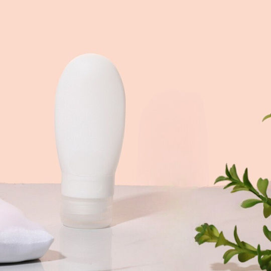 Recipient De Călătorie Elegant Portabil Din Silicon Sticlă De Călătorie Alista Home Potrivit Pentru Loțiune Șampon Alte Lichide Etanș Reîncărcabil Capacitate 90ml Alb