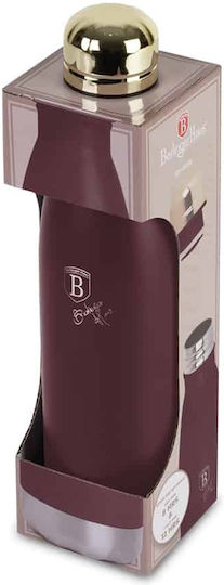 Berlinger Haus Μπουκάλι Θερμός Ανοξείδωτο 500ml Μπορντό
