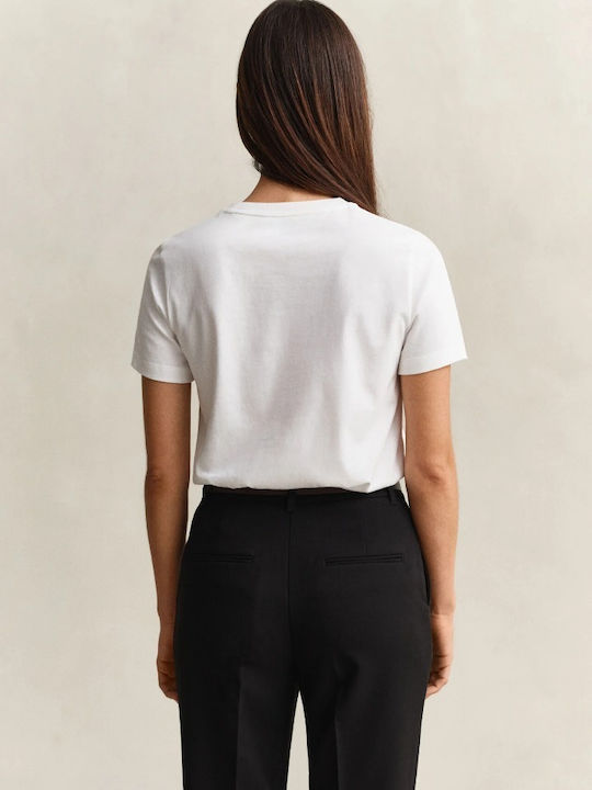 Gant Tricou Damă Alb