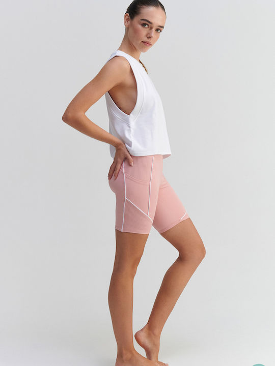 Women's Crop Top Sleeveless White