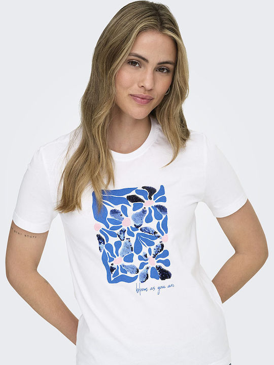 Only Μπλούζα Br White/rita