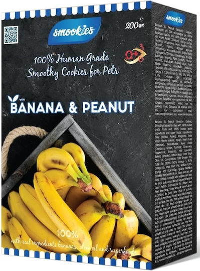Smookies Bananas & Peanut Kekse Hund mit Banane 200gr