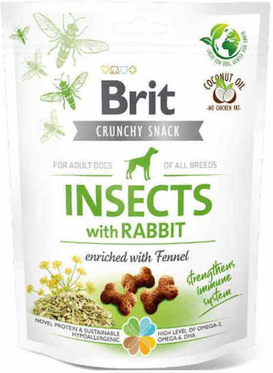 Brit Dog Treat With Rabbit Rabbit Insects Fruits Apple Chicken And Liver 200gr