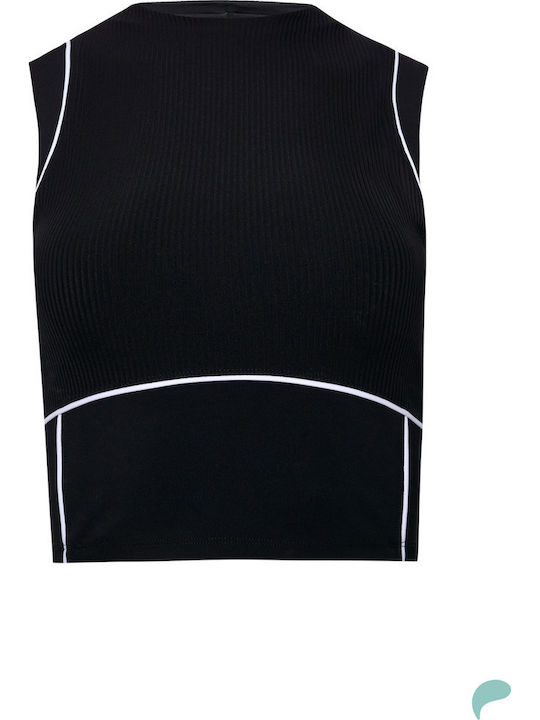 Crop Top Damă Negru