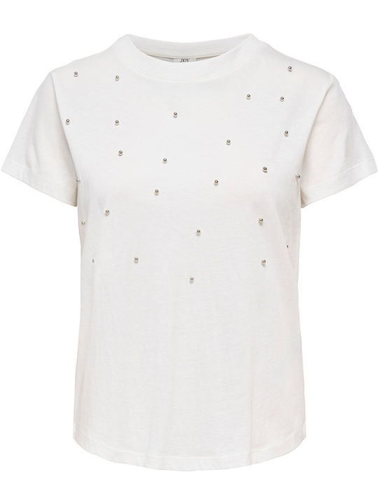 Women's Blouse Short Sleeve White