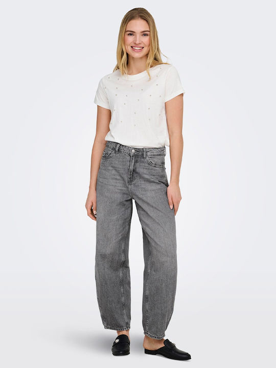 Women's Blouse Short Sleeve White