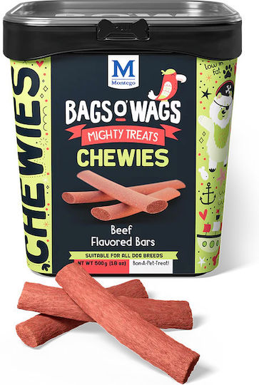 Chewies Treat for Puppies Medium Breeds with Beef, Calf, Chicken, Wheat, Poultry and Meat 500gr