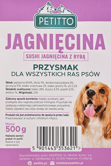 Tuf Tuf Psie Żelki Dropsy Drobiowe Dog Treat Diet with Poultry 80gr