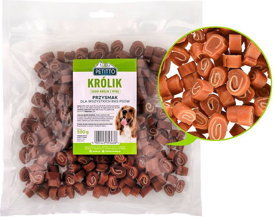 Petitto Лакомство за Кучета с Месо, Заек, Заек и Риба 500gr