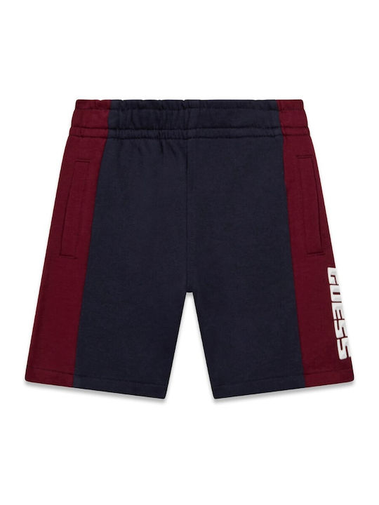 Guess Pantaloni Scurți/Bermude Tesatura Albastră