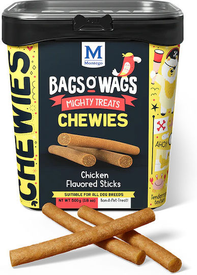 Chewies Dog Stick Treats Medium & Large Breeds with Chicken, Wheat, Poultry and Meat 500gr