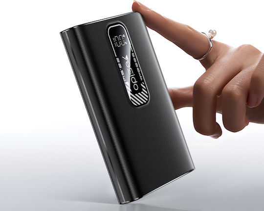 Yesido YP92 Power Bank 5000mAh 22.5W mit USB-A Ausgangsanschlüsse und USB-C Ausgangsanschlüsse Schwarz