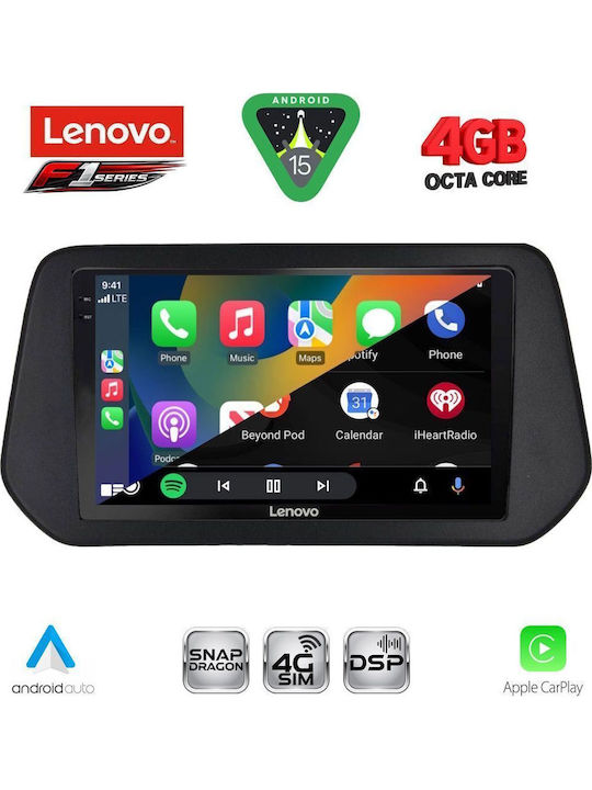 Lenovo Car Audio System for Suzuki SX4 S-Cross 2021-2026 (Bluetooth/USB/WiFi/GPS/Apple CarPlay/Android Auto) with 9" Touch Screen