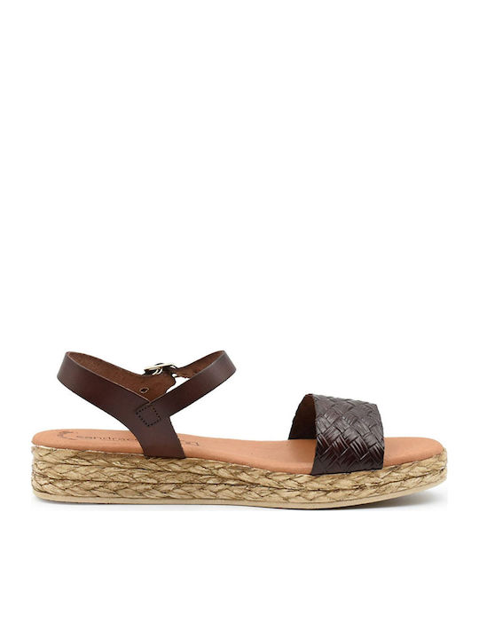 Γυναικεία Σανδάλια Flatforms Καφέ