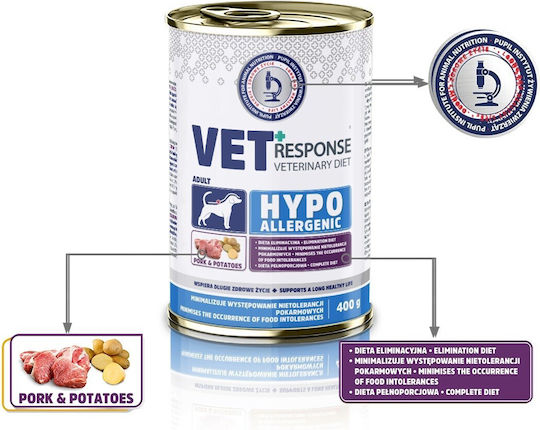 Dog Food Υγρή Τροφή Σκύλων με Χοιρινό χωρίς Σιτηρά 400gr