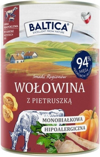 Baltica Υγρή Τροφή Σκύλων με Βοδινό και Μοσχάρι 400gr