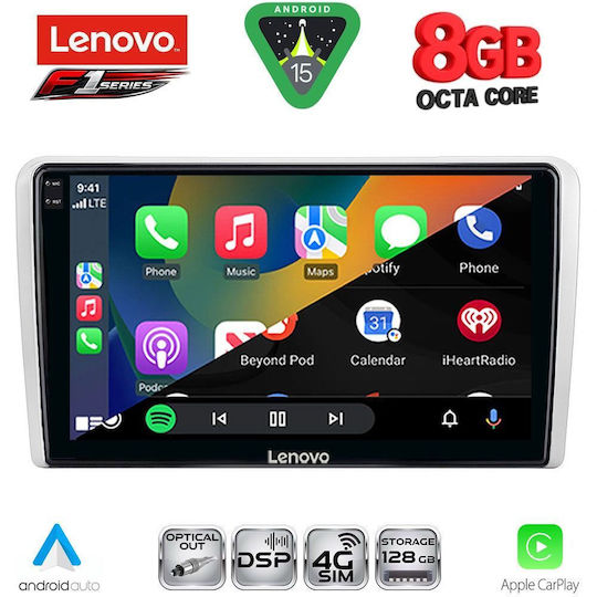 Lenovo Car Audio System for Opel Antara 2004-2014 (Bluetooth/USB/WiFi/GPS/Apple CarPlay/Android Auto) with 9" Touch Screen