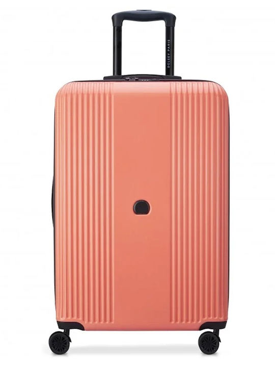 Delsey Ophelie Hartschalenkoffer Coral Maximale Höhe 77cm mit 4 Rädern Set 3 Stück