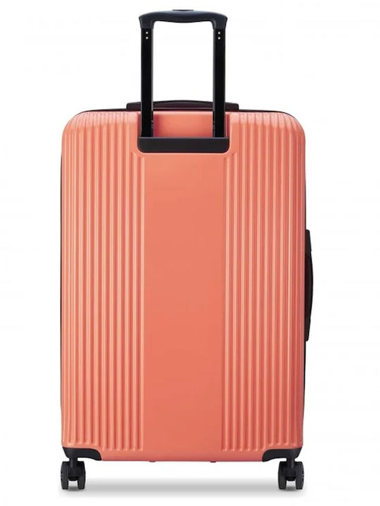 Delsey Ophelie Hartschalenkoffer Coral Maximale Höhe 77cm mit 4 Rädern Set 3 Stück