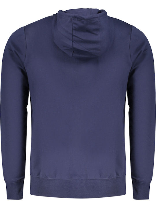 Ζακέτα με Κουκούλα Blue