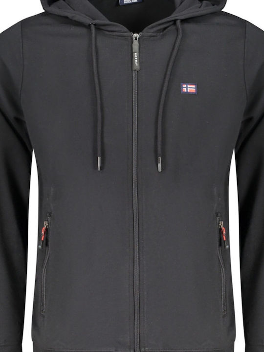 Cardigan with Hood Black