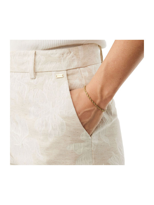 Women's Fabric Trousers Lt Sand