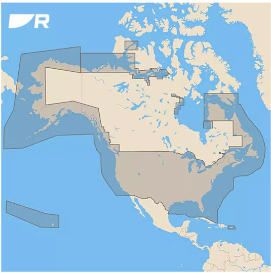 Χάρτες Ratmarine Lighthouse N America Card