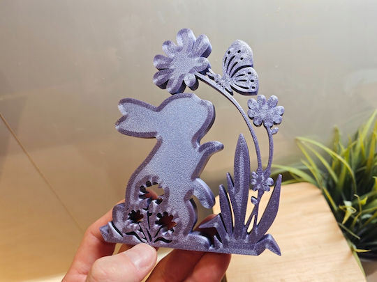 PLA Филамент 3D Принтер Smart Print 1 Kg 1.75 Mm С Блестящи Частици Galaxy Лилав