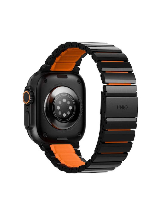 Uniq Silicone Strap Black (Apple Watch 44/45/46/49mm)