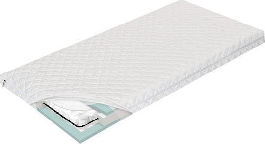Greco Strom Anatomic Crib Mattress with Memory Foam 74cmx140cm