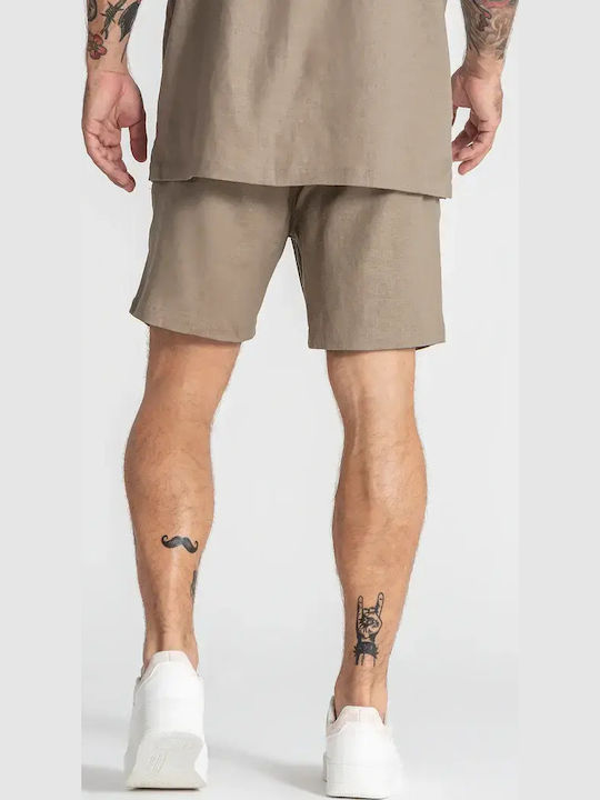 Pantaloni Scurți Bărbați Taupe