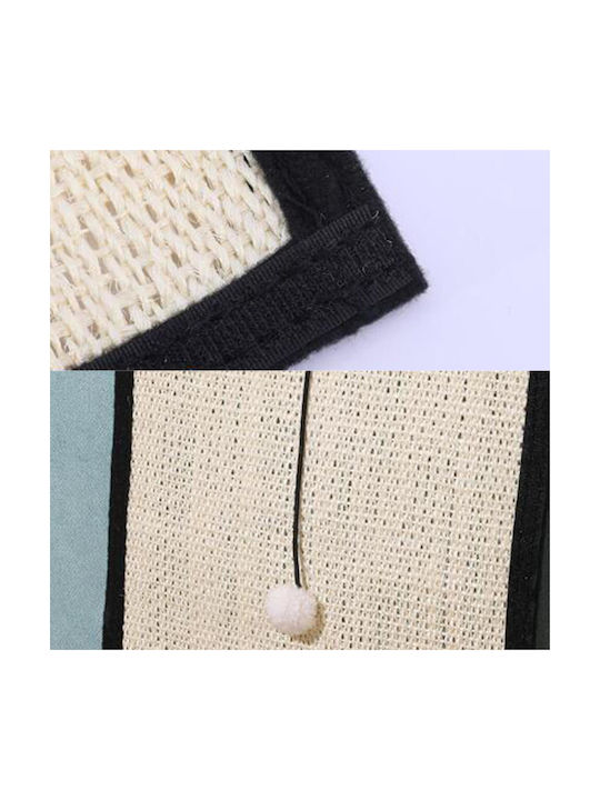 Animal Scratching Post Floor Mats Beige 50x40cm