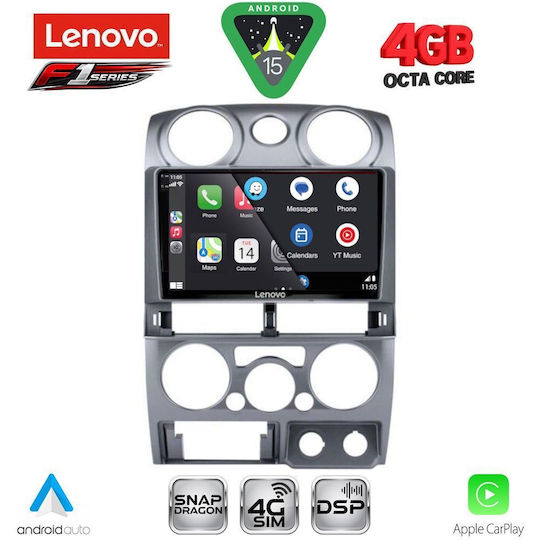 Lenovo Car Audio System Isuzu D-Max 2008-2012 Bluetooth USB WiFi GPS Apple CarPlay Android Auto with 9" Touch Screen
