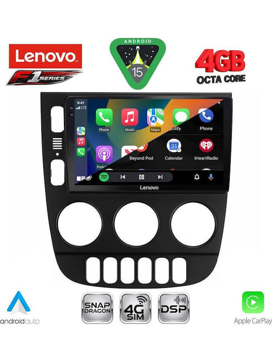 Lenovo Car Audio System for Mercedes-Benz ML 2002-2005 Bluetooth USB WiFi GPS Apple CarPlay Android Auto with 9" Touch Screen