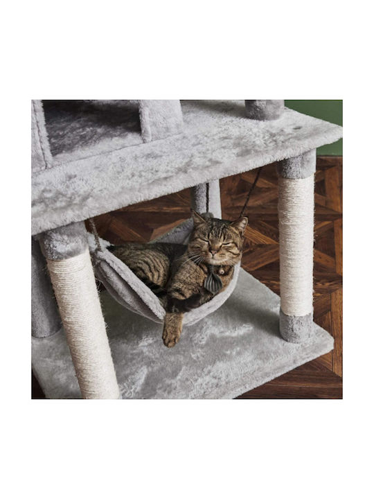 Animal Cat Scratching Post Cat Trees Gray 5 levels 60x48x170cm